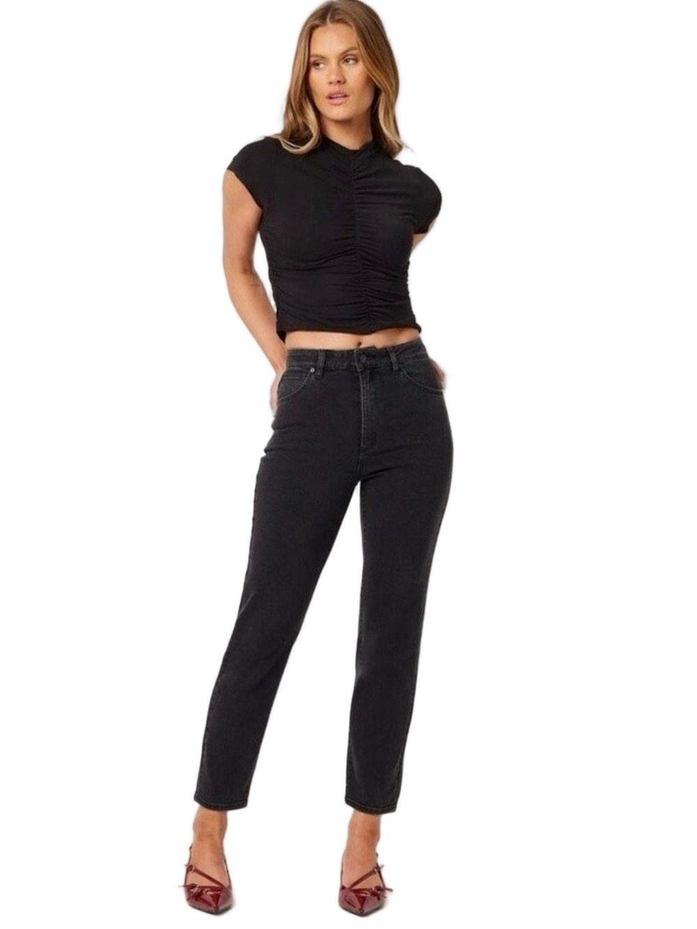 Abrand black 94 High Slim 90210 Size 27” Revolve black skinny jeans Vintage Slim